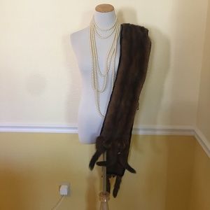 Real FUR Vintage Mahogany Fox/Fisher Wrap Stole